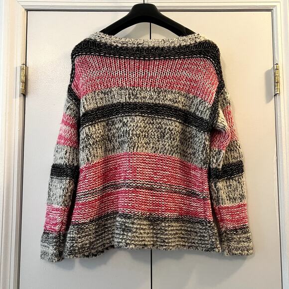 Etoile Isabel Marant Pit Striped Bateau Sweater in Fuchsia size 38 S SW - Picture 8 of 8